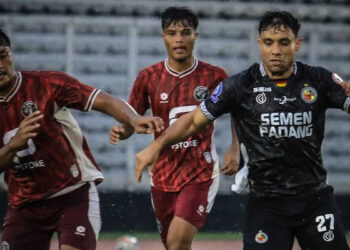 Pemain baru Semen Padang FC Kianz Froesse. (dok. istimewa)
