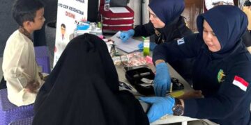 Penyuluhan P3K dan layanan kesehatan KAI Sumbar. (dok. Humas KAI)