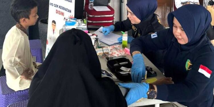 Penyuluhan P3K dan layanan kesehatan KAI Sumbar. (dok. Humas KAI)