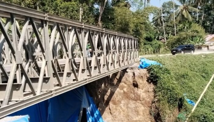 Pemerintah Bangun Tiga Jembatan Bailey Pulihkan Akses Transportasi di Padang Pariaman