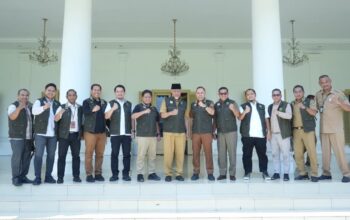 Audiensi Gubernur Mahyeldi dan KONI Sumbar terkait Porprov 2026. (dok. istimewa)