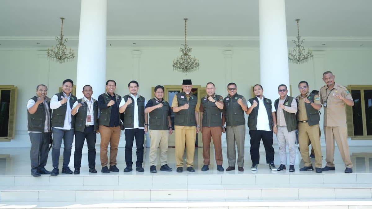 Audiensi Gubernur Mahyeldi dan KONI Sumbar terkait Porprov 2026. (dok. istimewa)