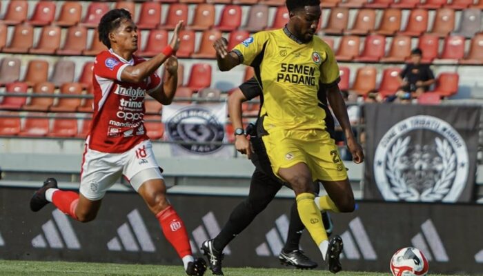 Semen Padang FC Tahan Bali United 3-3 di Stadion I Wayan Dipta, Bang Jago Cetak Gol Debut