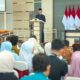 Gubernur Mahyeldi beri sambutan dalam Renduk PRRP di Auditorium Gubernur. (dok. adpsb)