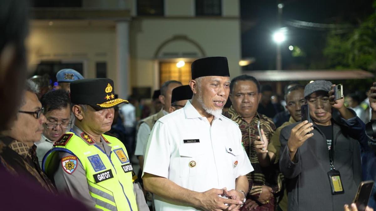 Gubernur Mahyeldi dan Kapolda Sumbar. (dok. istimewa)