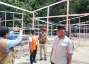 Mahyeldi Tinjau Pembangunan Huntara di Bayang Utara, Dorong Percepatan Pemulihan Warga Terdampak Bencana