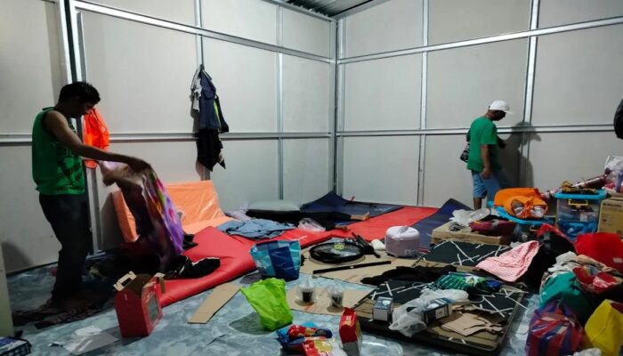 Hunian Sementara di Palembayan Mulai Ditempati Penyintas Banjir Bandang