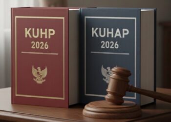 ilustrasi KUHP-KUHAP. (dok. istimewa)
