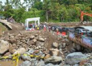 Penanganan Ruas Jalan Malalak, Menteri PU Siapkan Jembatan Permanen dan Sabo Dam