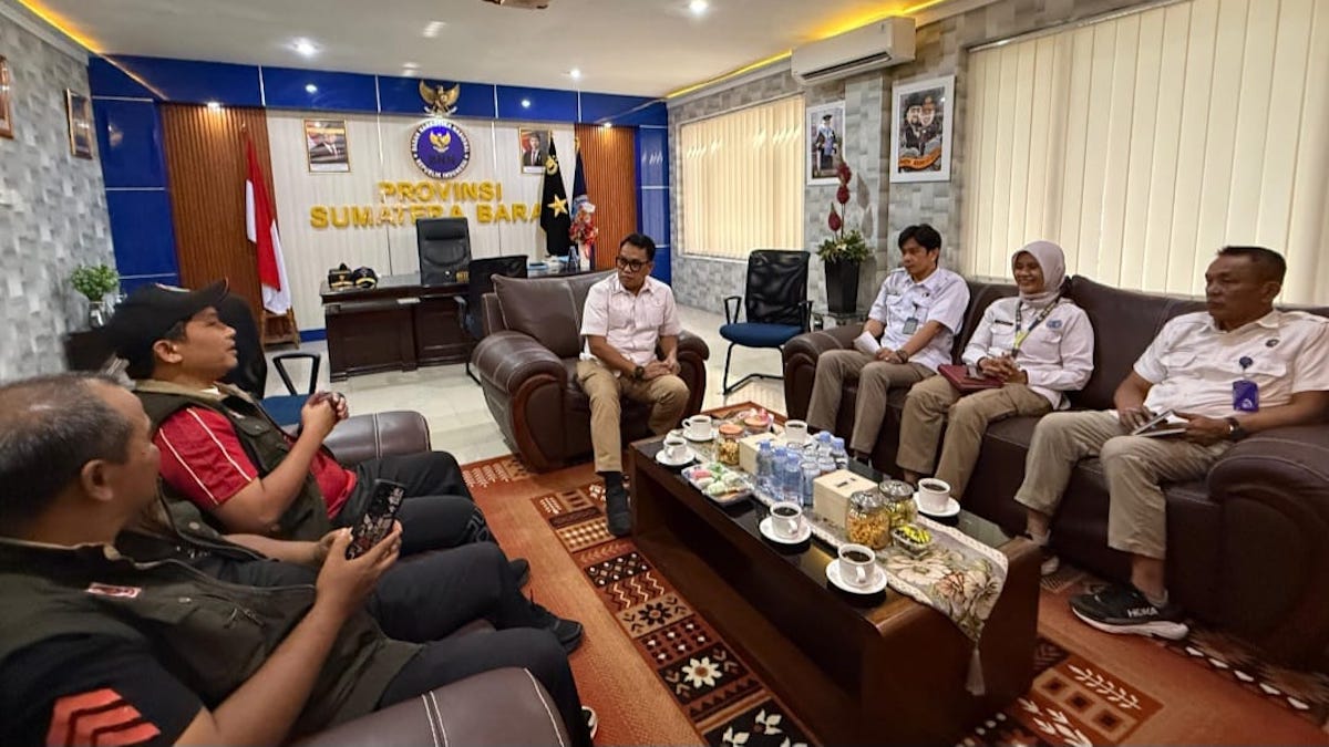 Pertemuan KONI Sumbar dengan jajaran BNNP Sumbar. (dok. istimewa)