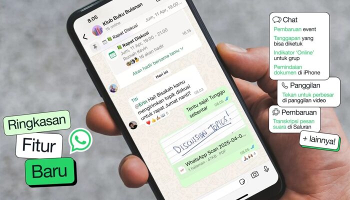 WhatsApp Rilis Fitur Baru Grup, Ada Tag Anggota dan Pengingat Acara