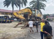 Polres Pasaman Barat Tangkap Pelaku PETI di Kasiak Putih Nagari Kajai