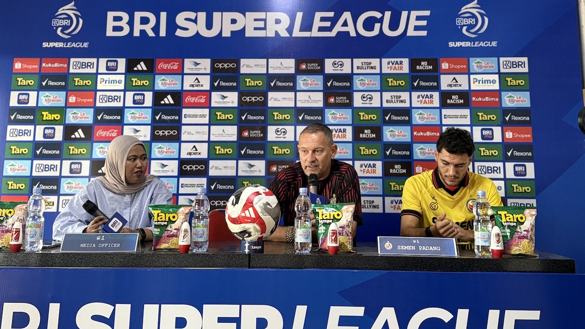 Prematch pressconference PSIM Yogyakarta vs Semen Padang FC. (dok. MO SPFC)