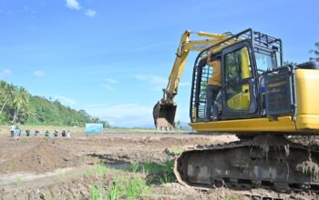 Rehabilitasi lahan pertanian pascabencana di Sumbar. (dok adpsb)