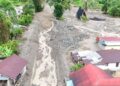 Banjir bandang di Muaro Pisang Pasar Maninjau, Kabupaten Agam. (dok. BPBD Agam)