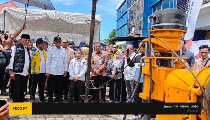 16 Titik Sumur Bor di Sumbar Rampung, Warga Kembali Nikmati Air Bersih