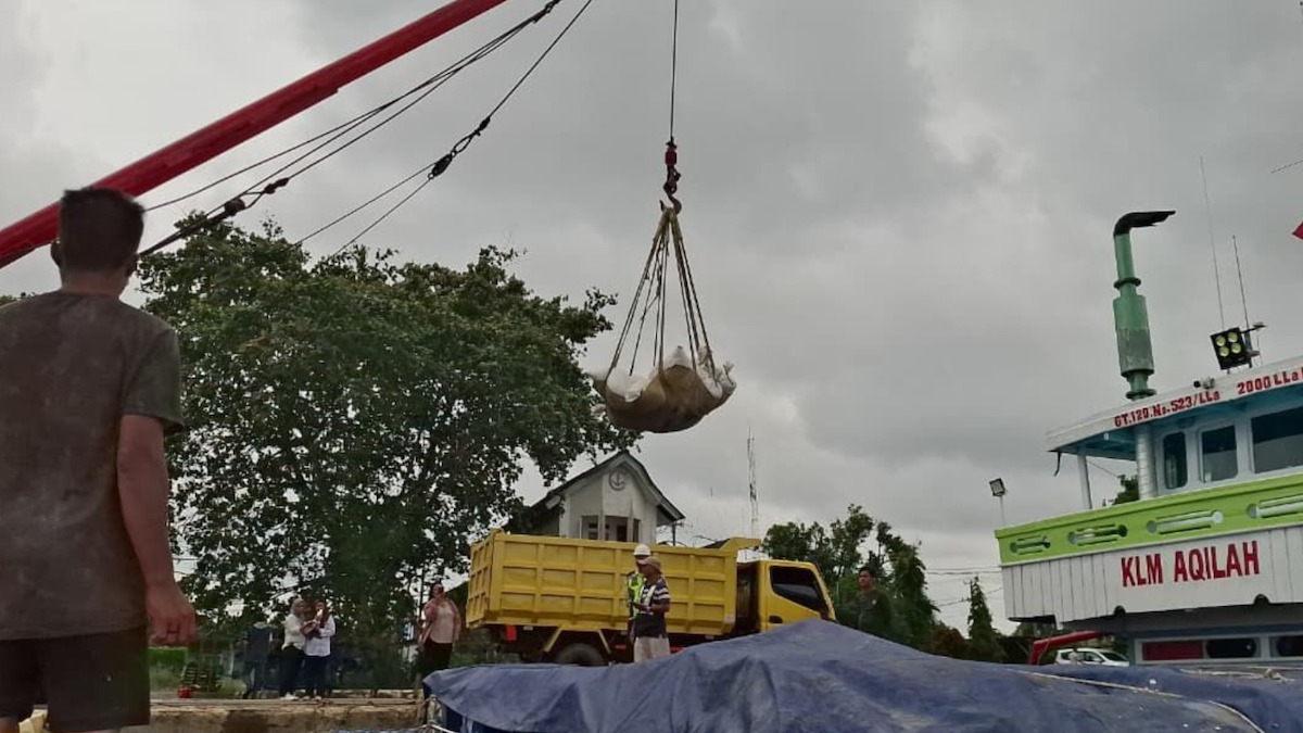 TNI AL amankan penggelapan timah. (dok. istimewa)