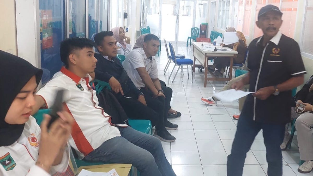 Tes kesehatan atlet jelang Porprov Sumbar 2026 digelar. (dok. istimewa)