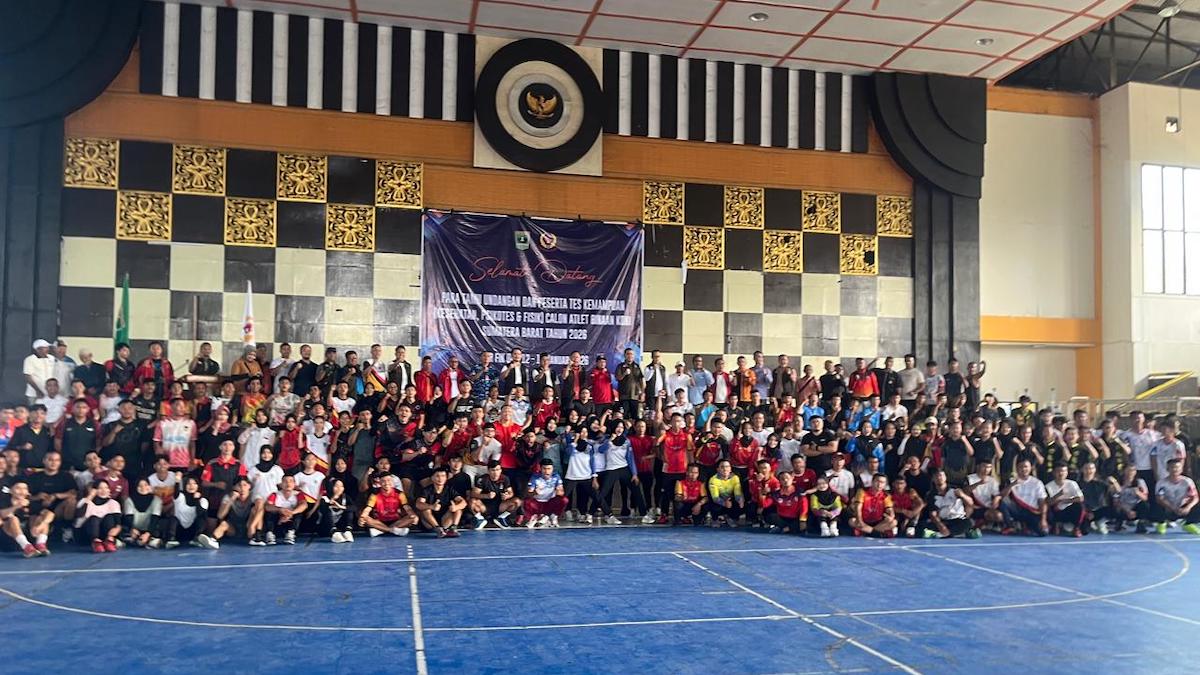 Tes kesehatan atlet untuk Porprov Sumbar 2026. (dok. istimewa)