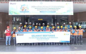 Tim Relawan Bencana Aceh batch III PLN UID Sumbar. (dok. Humas PLN)