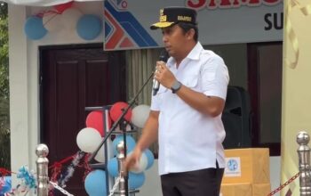 Wagub Vasko resmikan Samsat Sungai Rumbai. (dok. istimewa)