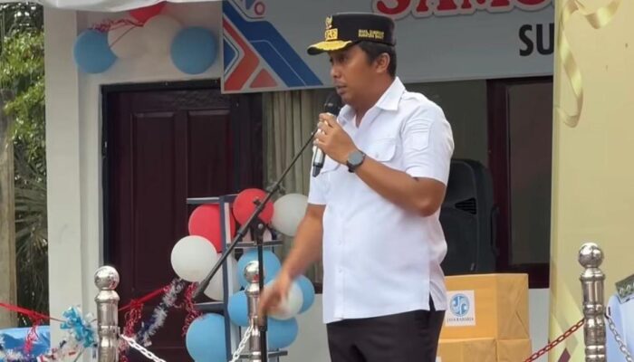 Wagub Vasko Resmikan Samsat Nagari Sungai Rumbai, Tekankan Pelayanan Cepat dan Mudah