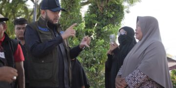 Wako Fadly Amran ajak warga yang terdampak bencana pindah ke rusunawa. (dok. istimewa)