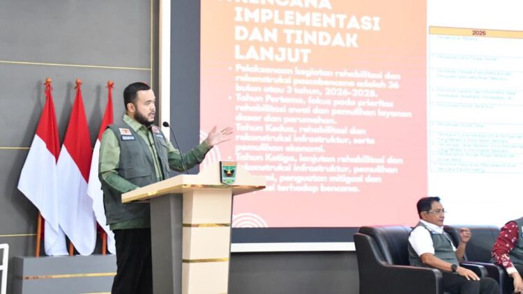 Wako Fadly Amran saat Rakor R3P Bencana Hidrometeorologi di Padang. (dok. Prokopim)