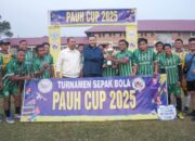 Wako Fadly Amran Tutup Turnamen Sepakbola Pauh Cup 2025