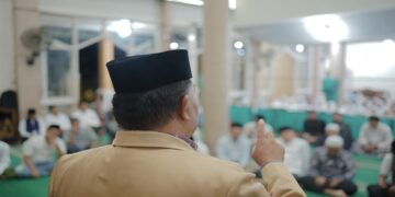 Pemkab Solok menggelar dzikir dan tabligh akbar menyambut malam pergantian tahun. (Foto: Diskominfo Kabupaten Solok)