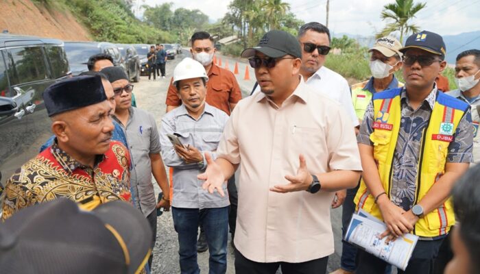 Andre Rosiade Tinjau Pembangunan Jalan Payakumbuh–Sitangkai, Proyek Rp75 M Rampung Juli 2026
