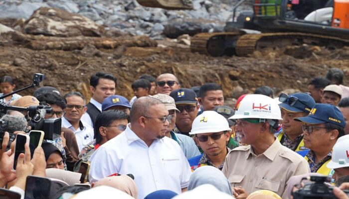 Andre Rosiade Dampingi Menteri PU Cek Pekerjaan, APBN Rp667 Miliar Digelontorkan untuk Jalan Malalak