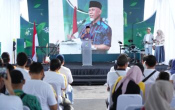 Gubernur Mahyeldi buka acara DAUN Fest Ramadan 2026. (dok. istimewa)
