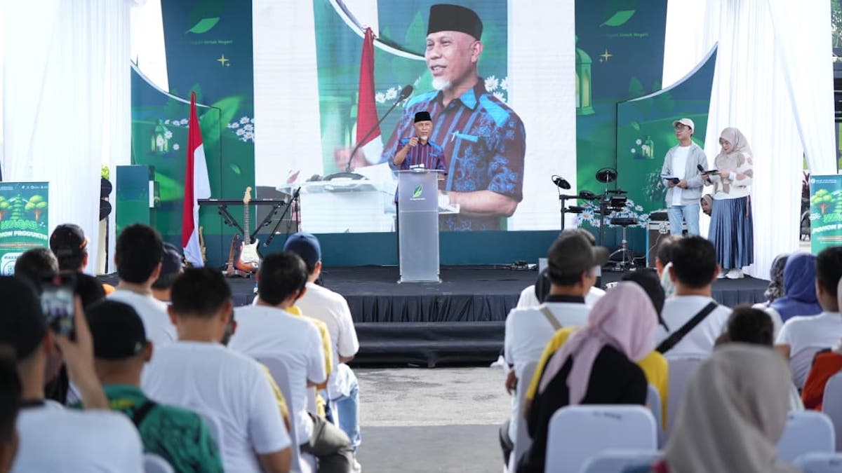 Gubernur Mahyeldi buka acara DAUN Fest Ramadan 2026. (dok. istimewa)