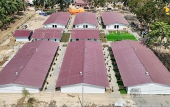 Hunian Pascabencana di Sumatra yang dibangun Kementerrian PU. (Foto: dok. Humas Kemen PU)