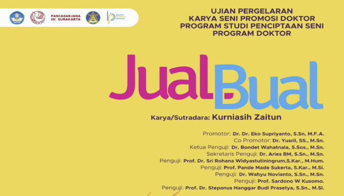 Kurniasih Zaitun Gelar Promosi Doktor Lewat Karya Teater ‘Jual Bual’ di ISI Surakarta