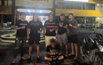 Ojol maling iPhone di Pasar Raya Padang. (dok. istimewa)