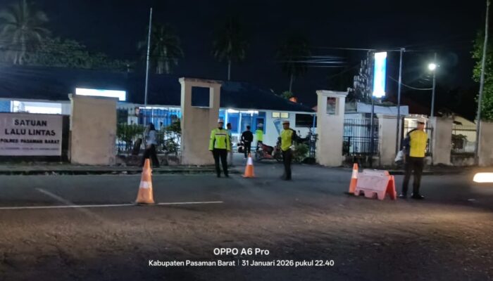 Jelang Ops Keselamatan Singgalang 2026, Satlantas Polres Pasbar Amankan Puluhan Kendaraan