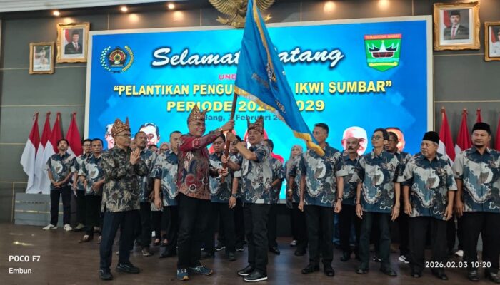 Pengurus PWI dan IKWI Sumbar Periode 2024–2029 Resmi Dilantik