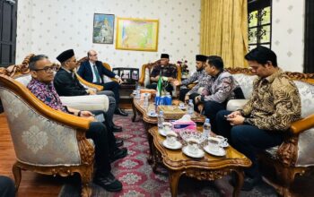 Pertemuan Gubernur Mahyeldi dengan Dubes Suriah di Jakarta. (dok. istimewa)