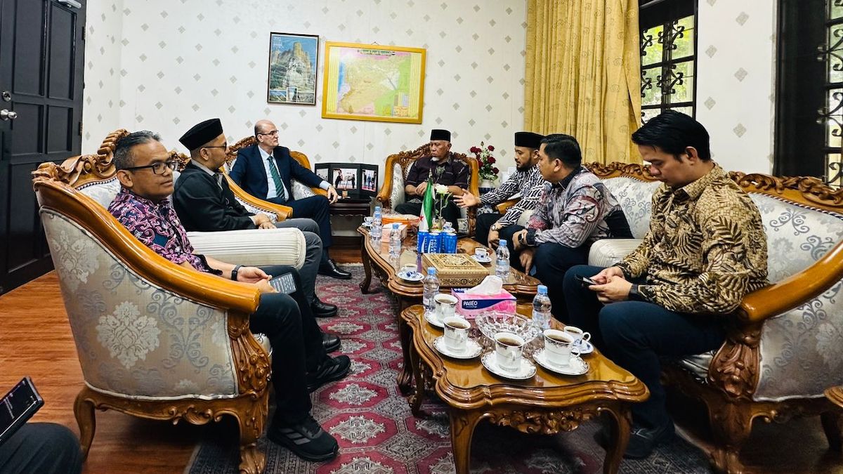 Pertemuan Gubernur Mahyeldi dengan Dubes Suriah di Jakarta. (dok. istimewa)