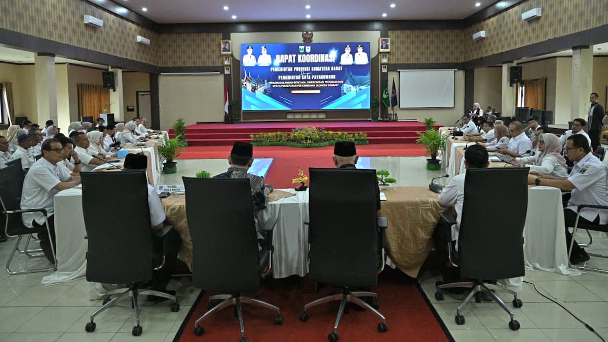 Rakor Pemprov Sumbar dengan Pemko Payakumbuh. (dok. adpsb)