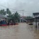Banjir akibat luapan Sungai Batang Pasaman, Kecamatan Pasaman, Kabupaten Pasaman pada akhir November 2025 lalu. Saat ini masyarakat diminta waspada karena tingginya curah hujan. (ANTARA/Altas Maulana)