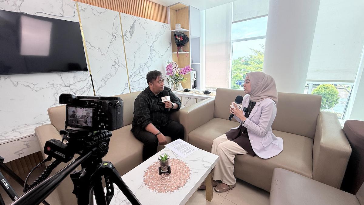 Taklshow tentang diabetes bersama Dokter spesialis penyakit dalam Semen Padang Hospital (SPH), dr. Mutia Faurin, SpPD. (dok. istimewa)