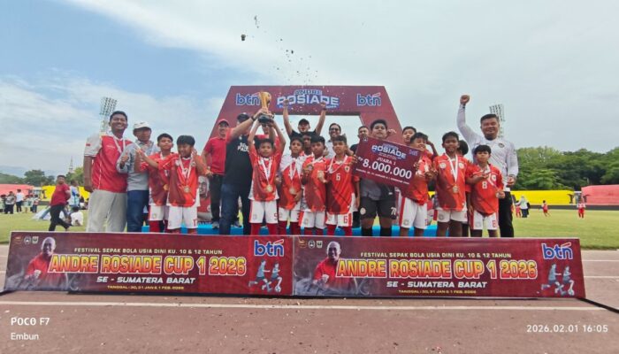 Daftar Pemenang Andre Rosiade Cup 1, Griya Elok dan Padang Peduli Juara
