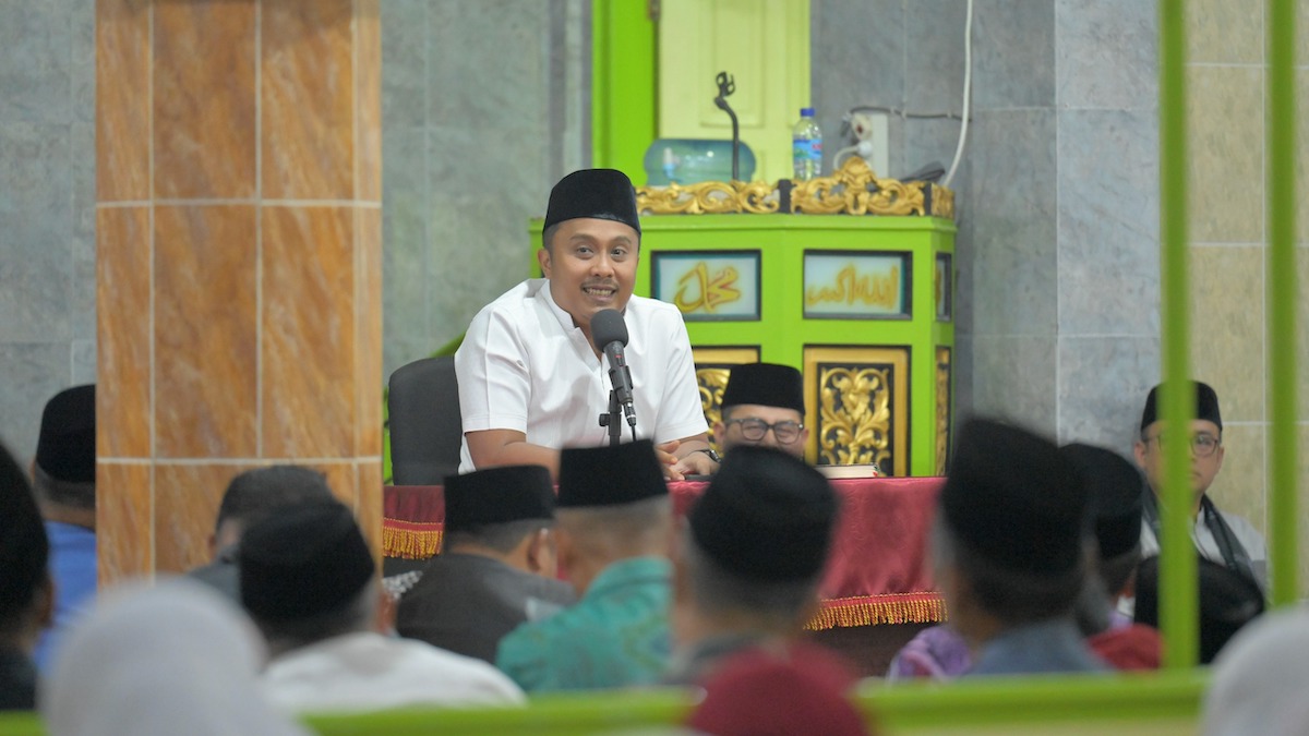 Wagub Vasko saat Safari Ramadan di Bukittinggi. (dok. istimewa)