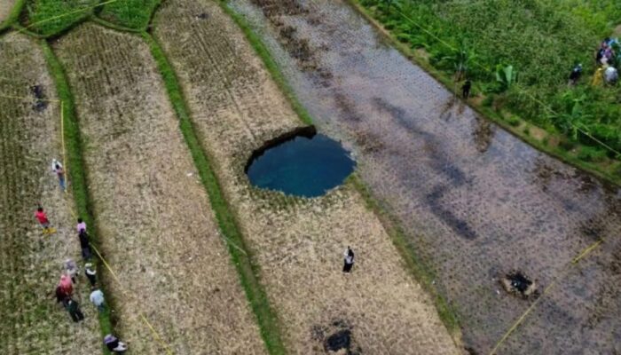 Misteri Sinkhole Situjuah Batua, Sungai Bawah Tanah Terindikasi di Sekitar Lokasi