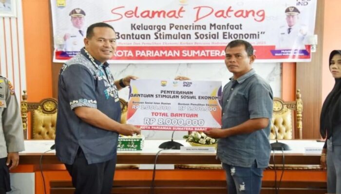 15 Keluarga Terdampak Bencana di Pariaman Terima Bantuan Modal Usaha