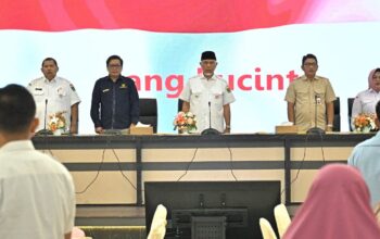 Gubernur Mahyeldi saat rapat TPAKD 2026. (dok. istimewa)