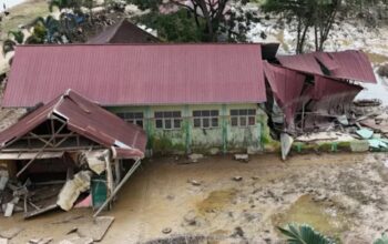Sekolah rusak akibat bencana hidrometeorologi di Sumatera. (dok. istimewa)
